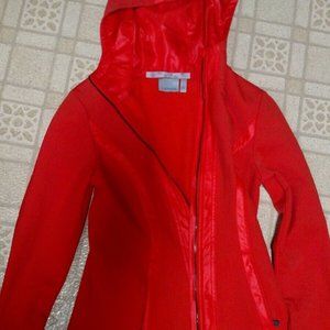 Athleta Orange Jacket With Thumb Holes size small